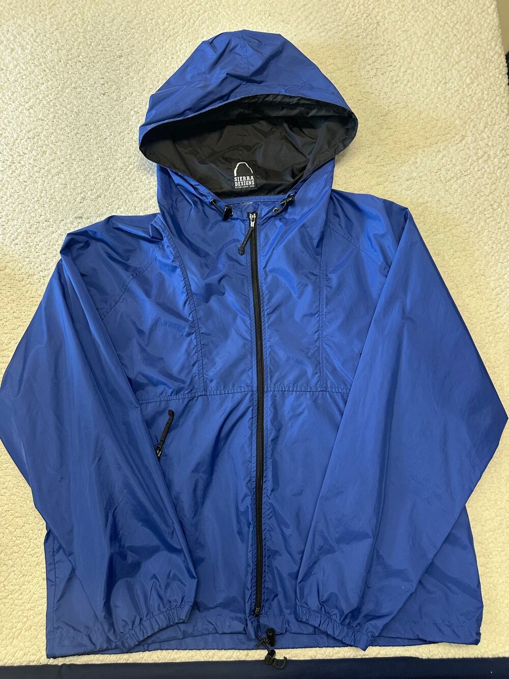 Sierra Designs Mens Hooded Windbreaker Jacket Size XL